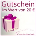 Geschenk- Gutschein 20 EUR